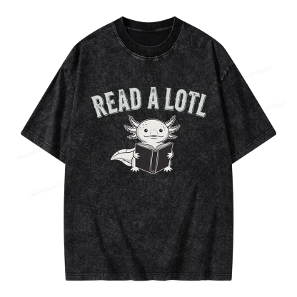 Pagewing Read A Lotl Unisex Washed T-shirt