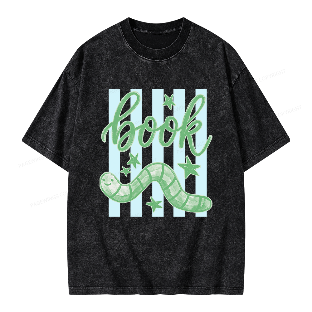 Pagewing Book Lovers Unisex Washed T-shirt