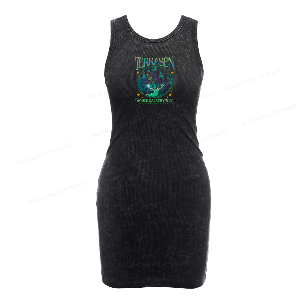 Pagewings Fantasy Bookish Bodycon Tank Dress