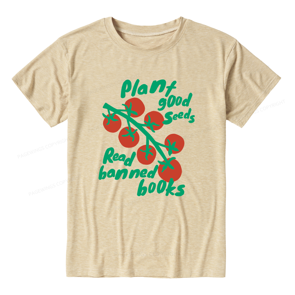 Pagewings Soft Banned Books Literary Bookish Unisex Heather T-Shirt