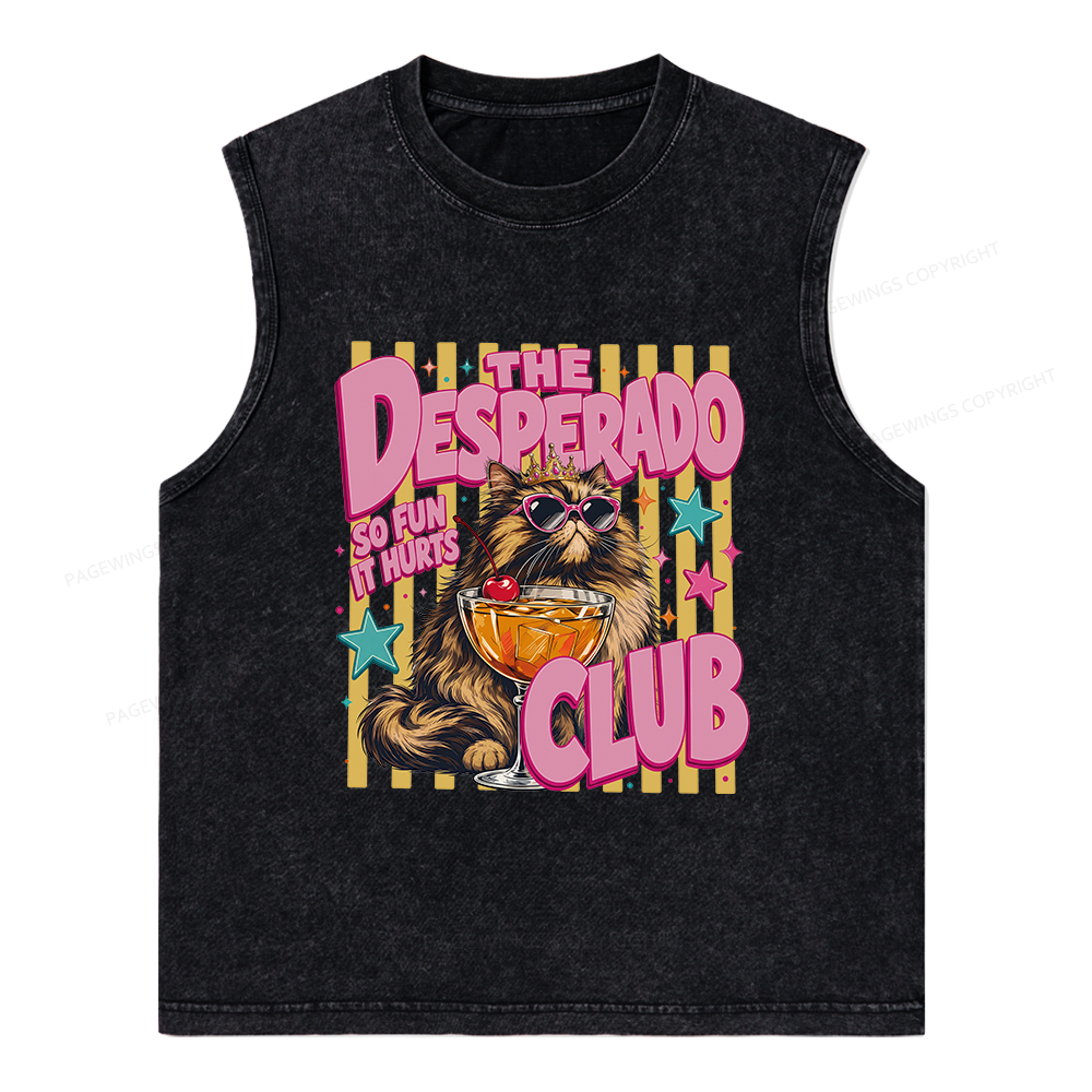 Pagewings Desperado Club15996 Bookish Unisex Washed Tank Top