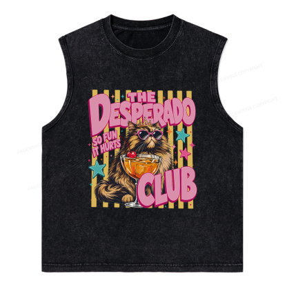 Pagewings Desperado Club15996 Bookish Unisex Washed Tank Top