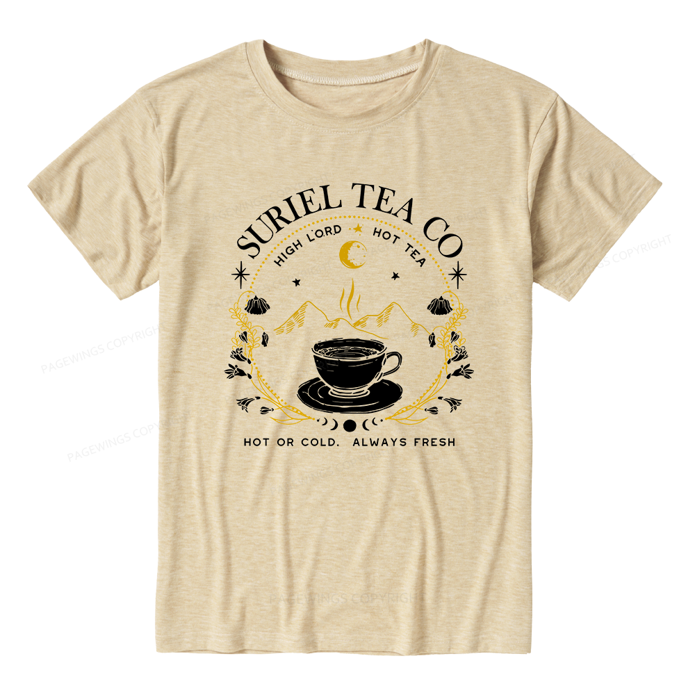 Pagewings Soft Fantasy Novel Lovers Bookish Unisex Heather T-Shirt