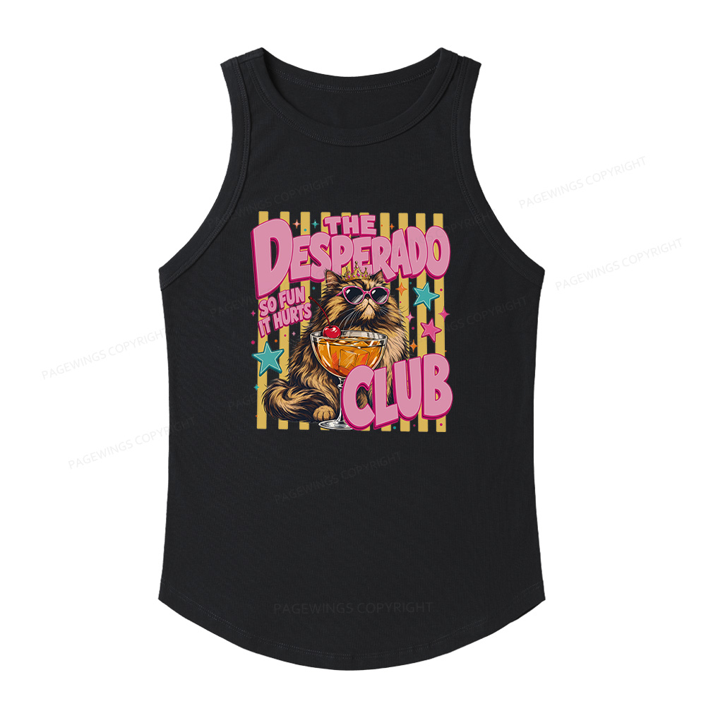 Pagewings Slim Fit Desperado Club Women's Fitted Tank Top 