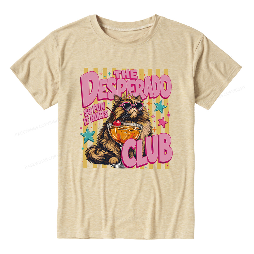 Pagewings Soft Desperado Club Bookish Unisex Heather T-Shirt