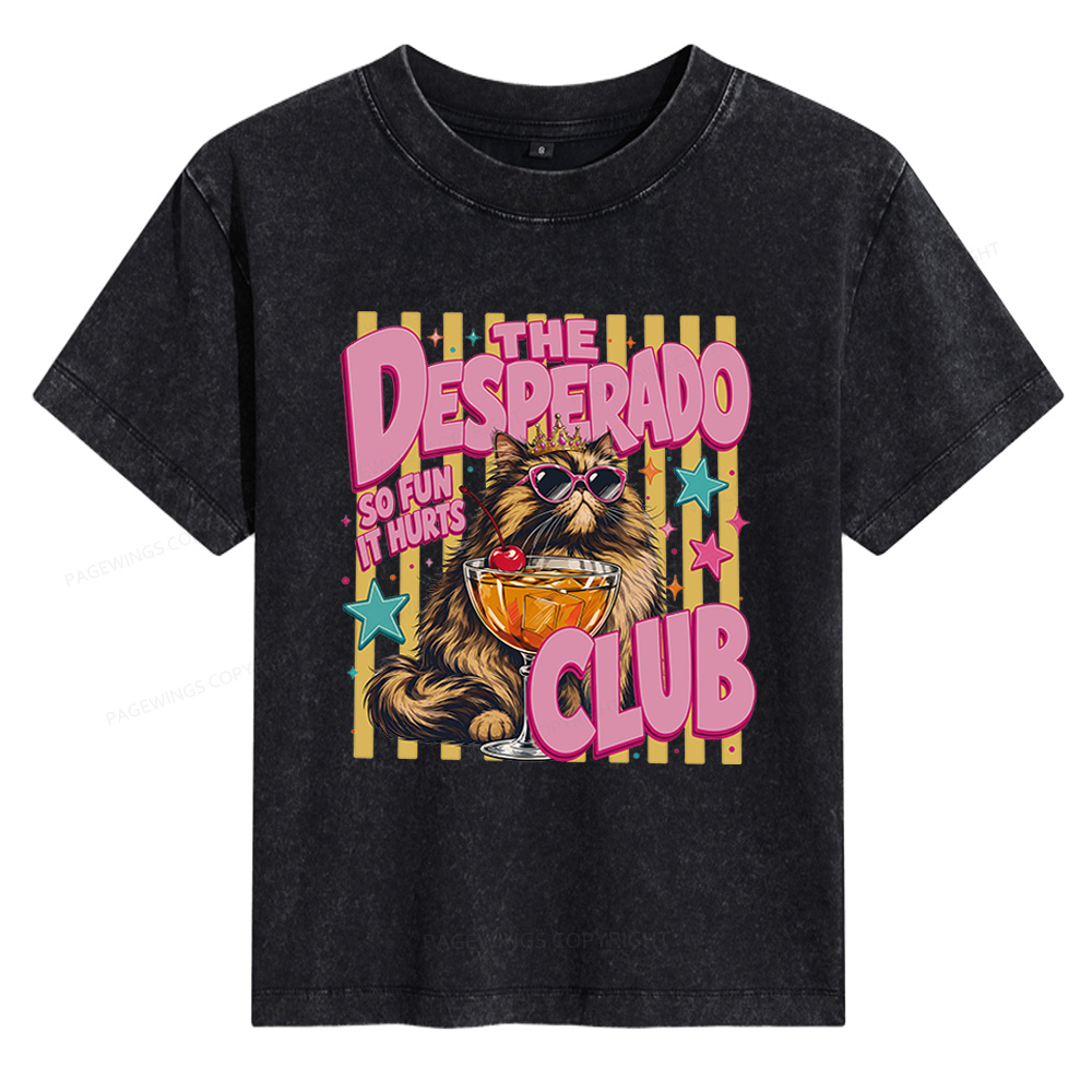 Pagewings Desperado Club Women's Washed T-shirt