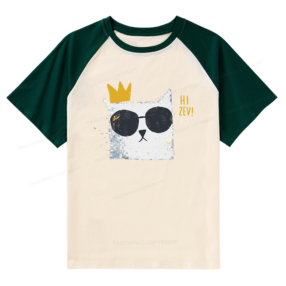 Pagewings Sci Fi Book Lover Bookish Raglan T-shirt