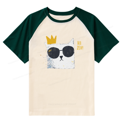 Pagewings Sci Fi Book Lover Bookish Raglan T-shirt