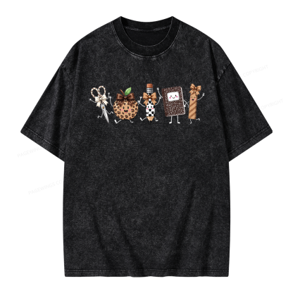 Pagewings It's a Good Day for Learning Unisex Washed T-shirt