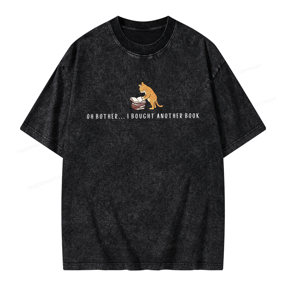 Pagewings Funny Book Unisex Washed T-shirt