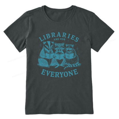 Pagewings Libraries Are For Everyone13578 Bookish Unisex Classic T-shirt