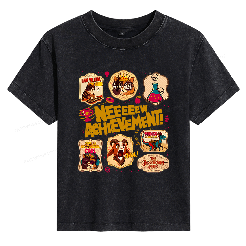 Pagewings Read Sci-Fi Book 14489 Bookish Women's Washed T-shirt