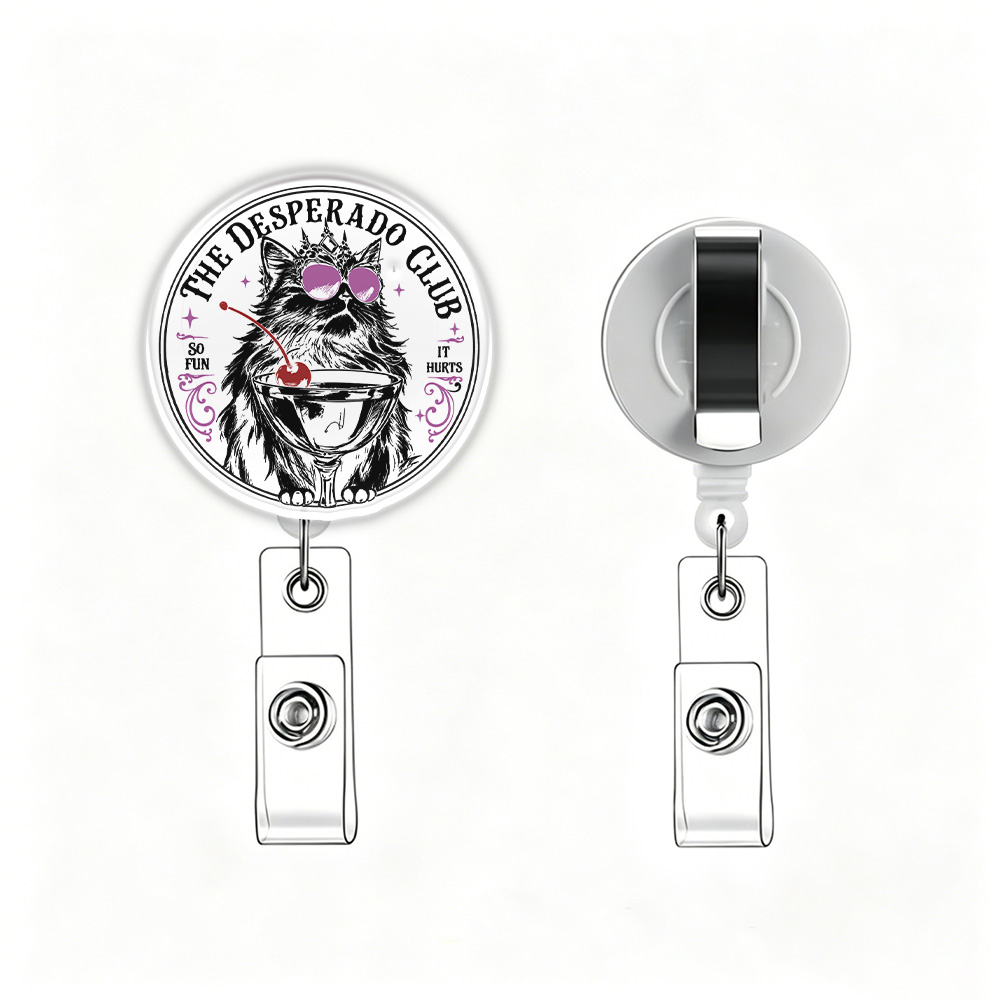 Pagewings Sci Fi Books Lover Acrylic Badge Clip