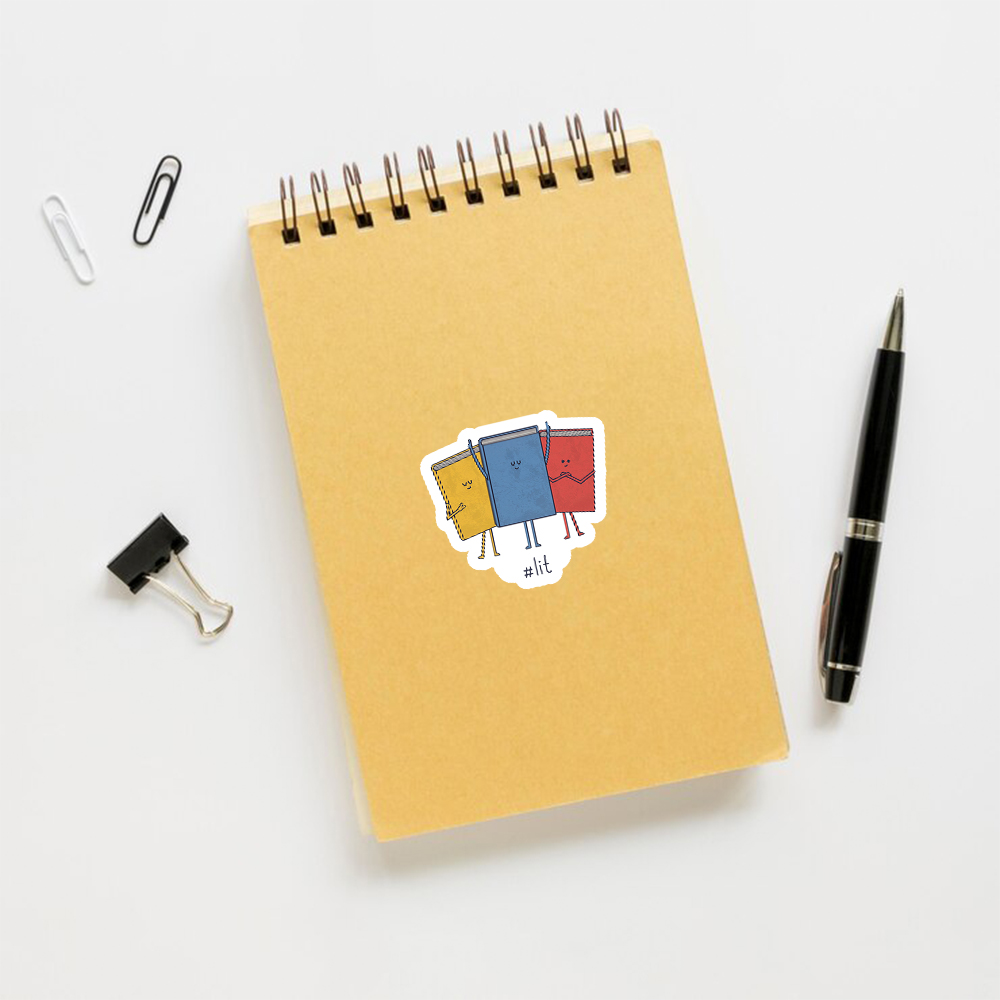 Pagewings Literature Sticker