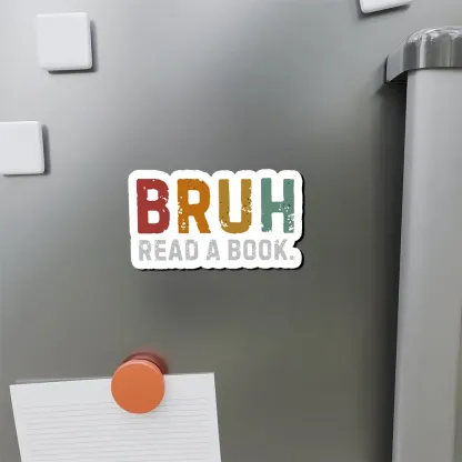Pagewings Read A Book Bruh Fridge Magnet