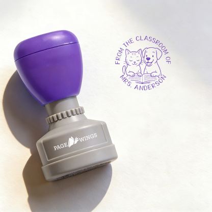 Pagewings Personalized Classroom Teacher Stamp