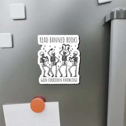 Pagewings Reading Books Tee Book Lover Gift Fridge Magnet