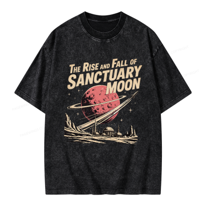 Pagewing Sanctuary Moon Unisex Washed T-shirt