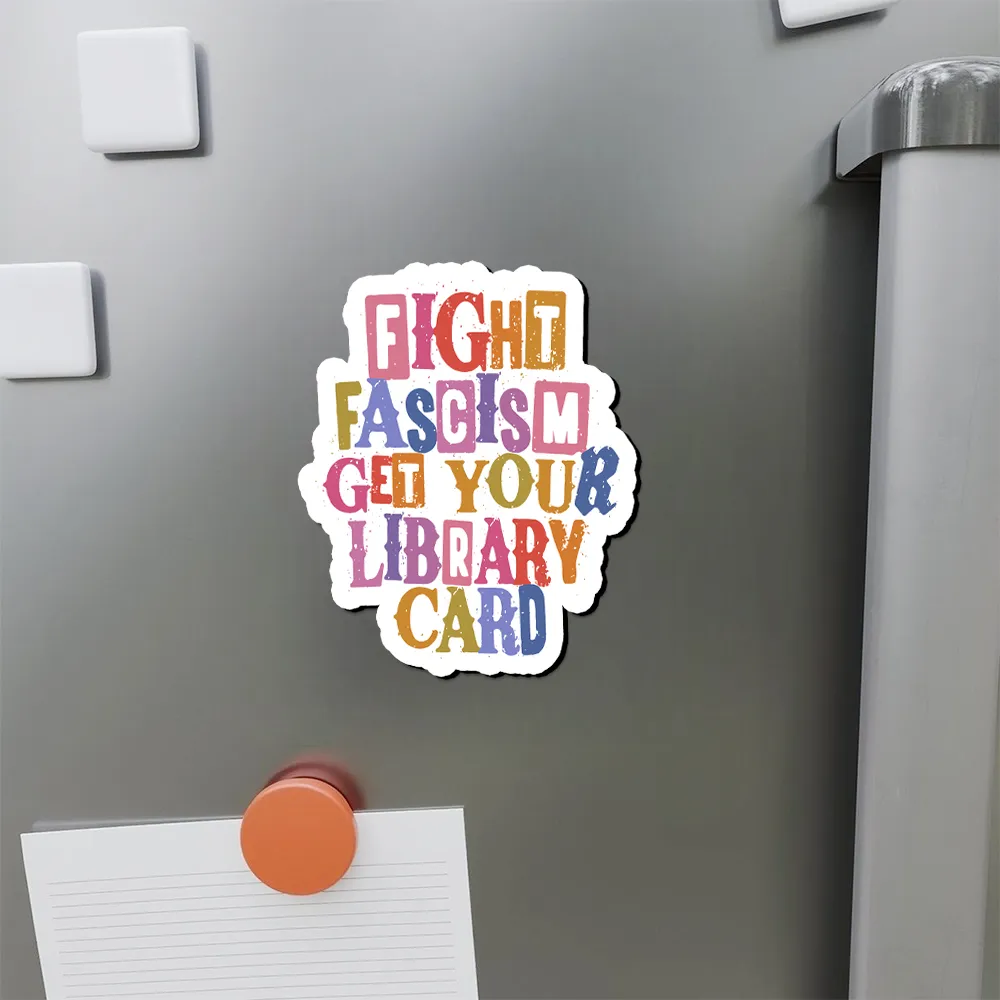 Pagewings Get Your Library Card Fridge Magnet