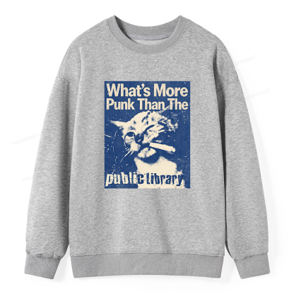 Pagewings What's More Punk Than The Public Library Unisex Classic Sweatshirt