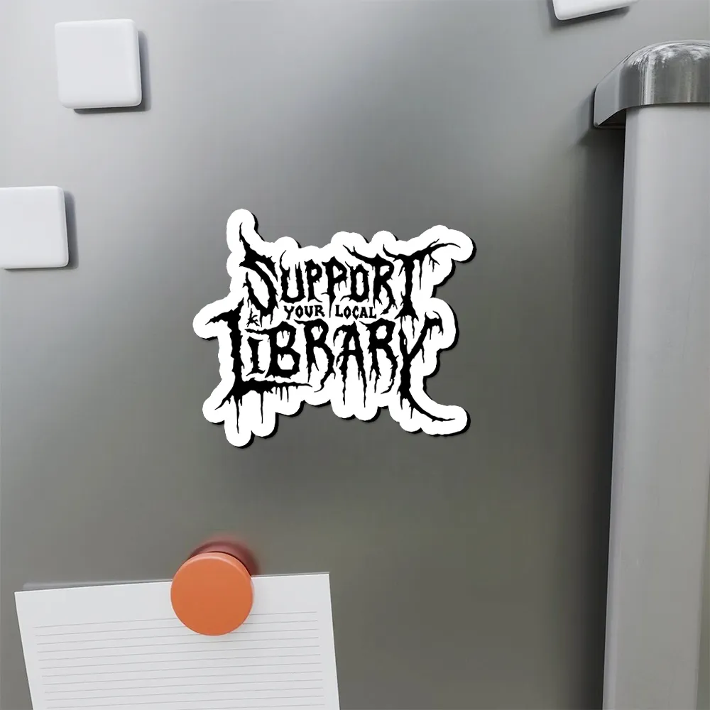 Pagewings Support Your Local Library Fridge Magnet