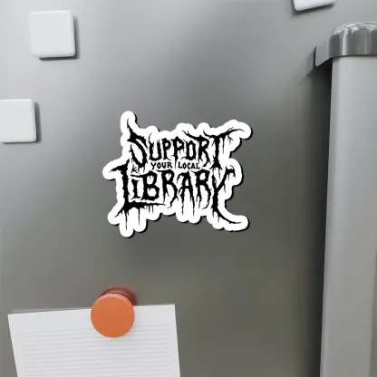 Pagewings Support Your Local Library Fridge Magnet