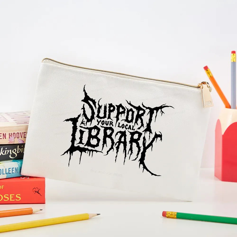 Pagewings Support Your Local Library Pouch