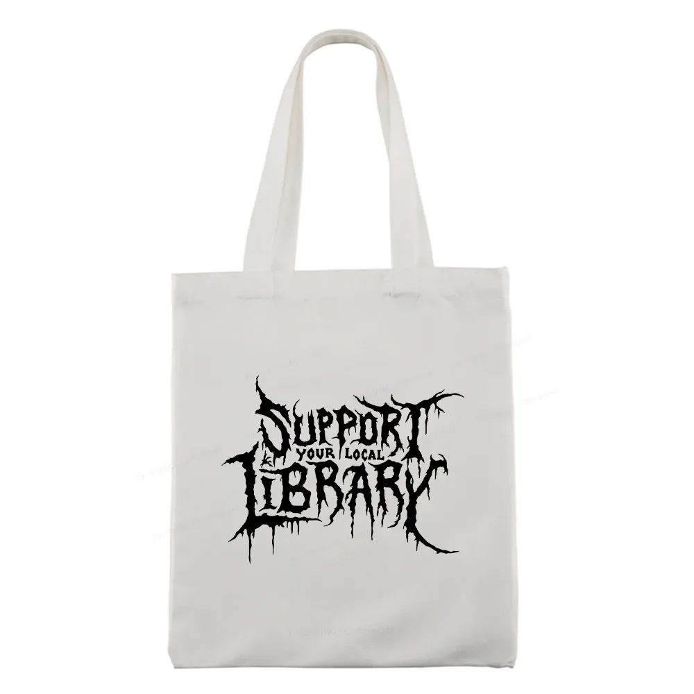 Pagewings Support Your Local Library Tote Bag