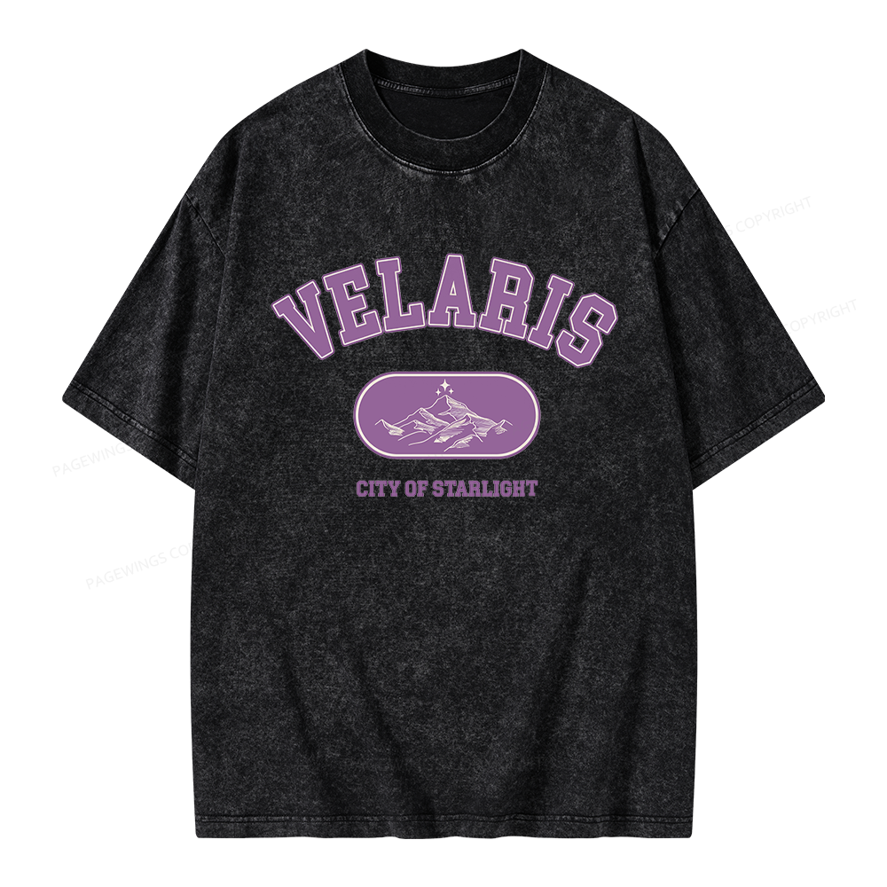 Pagewings Fantasy Book Lover Unisex Washed T-shirt