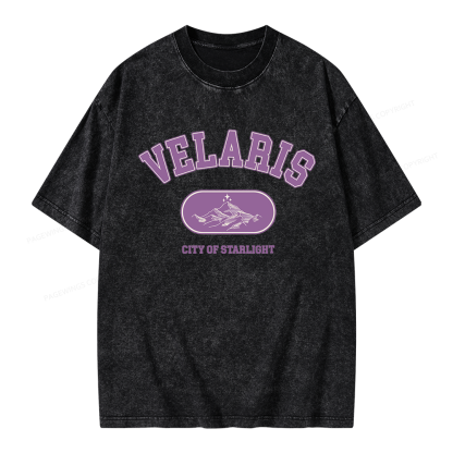 Pagewings Fantasy Book Lover Unisex Washed T-shirt