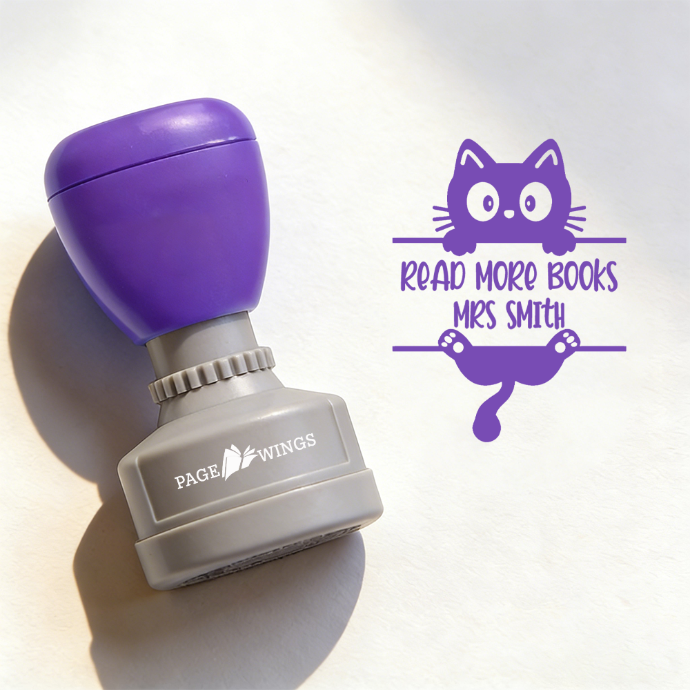 Pagewings Personalized Read Books Stamp