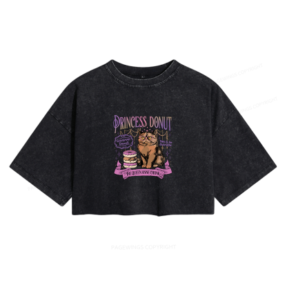 Pagewings Sci-Fi Book Lovers12017 Read Women's Washed Cropped T-shirt