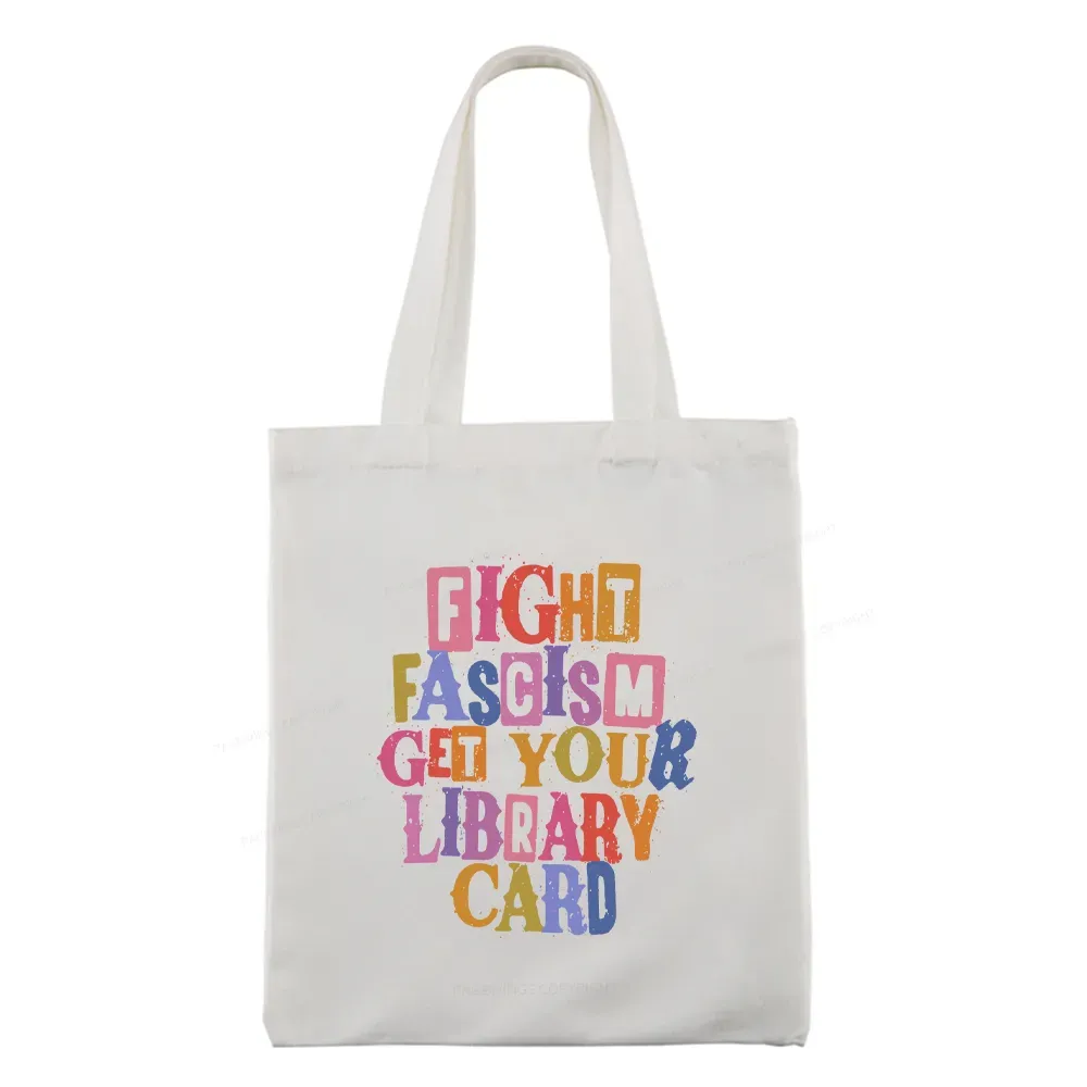 Pagewings Get Your Library Card Tote Bag