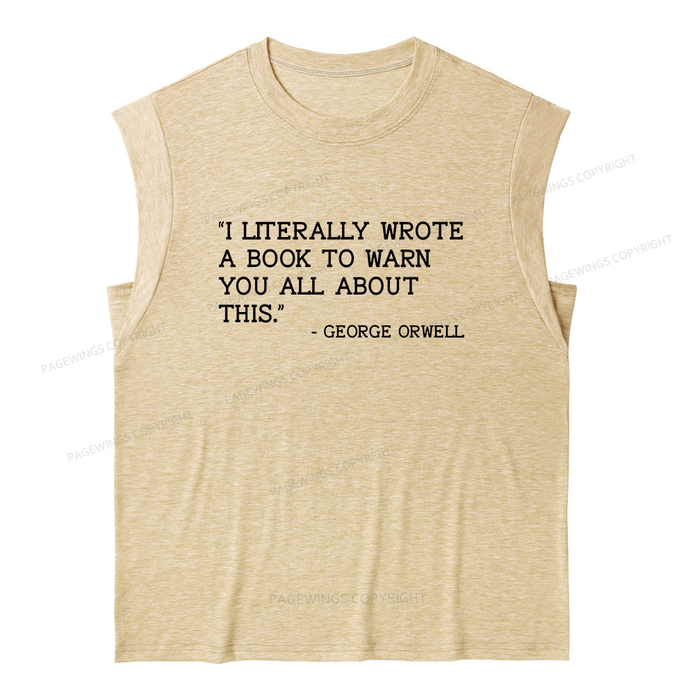 Pagewings I Literally Wrote A Book To Warn13029 Bookish Women's Heather Tank Top