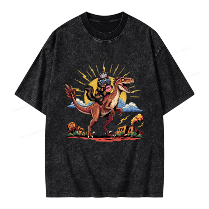 Pagewings Sci Fi Bookish Unisex Washed T-shirt