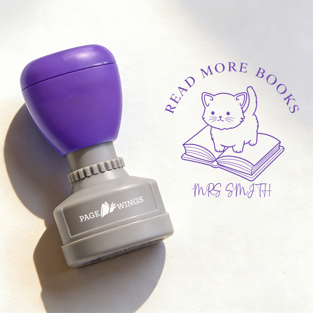 Pagewings Personalized Read Books Stamp