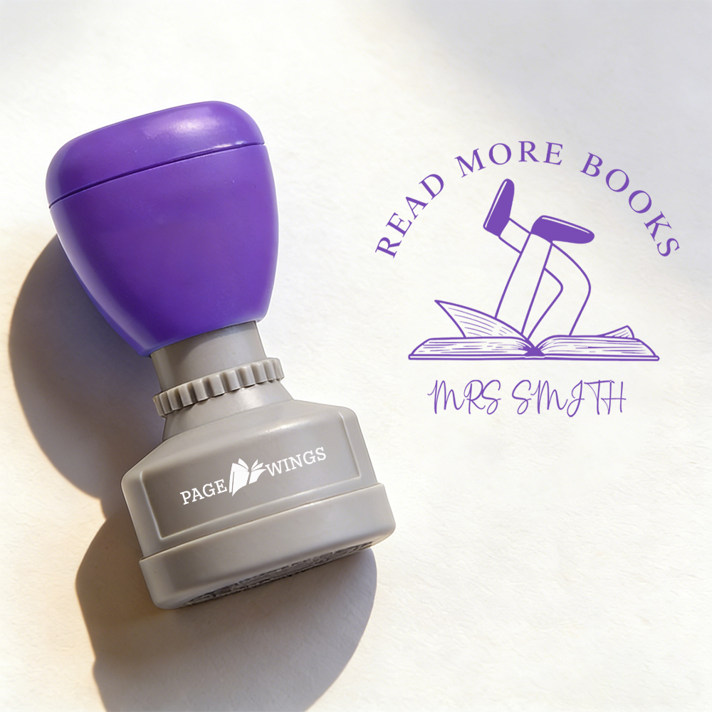 Pagewings Personalized Read Books Stamp