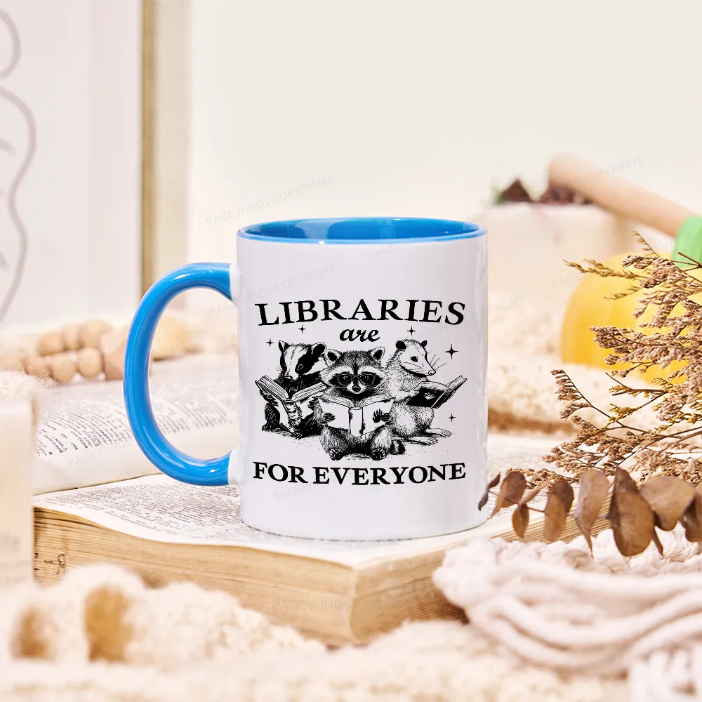 Pagewings Libraries Are For Everyone Mug