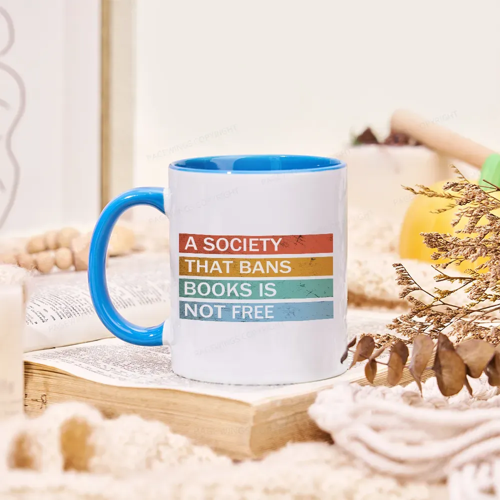 Pagewings Banned Books Shirt, Read Banned Books Mug
