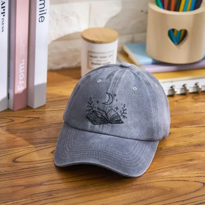 Pagewings Comfort Colors Read Books Be Kind Stay Weird Washed Cap