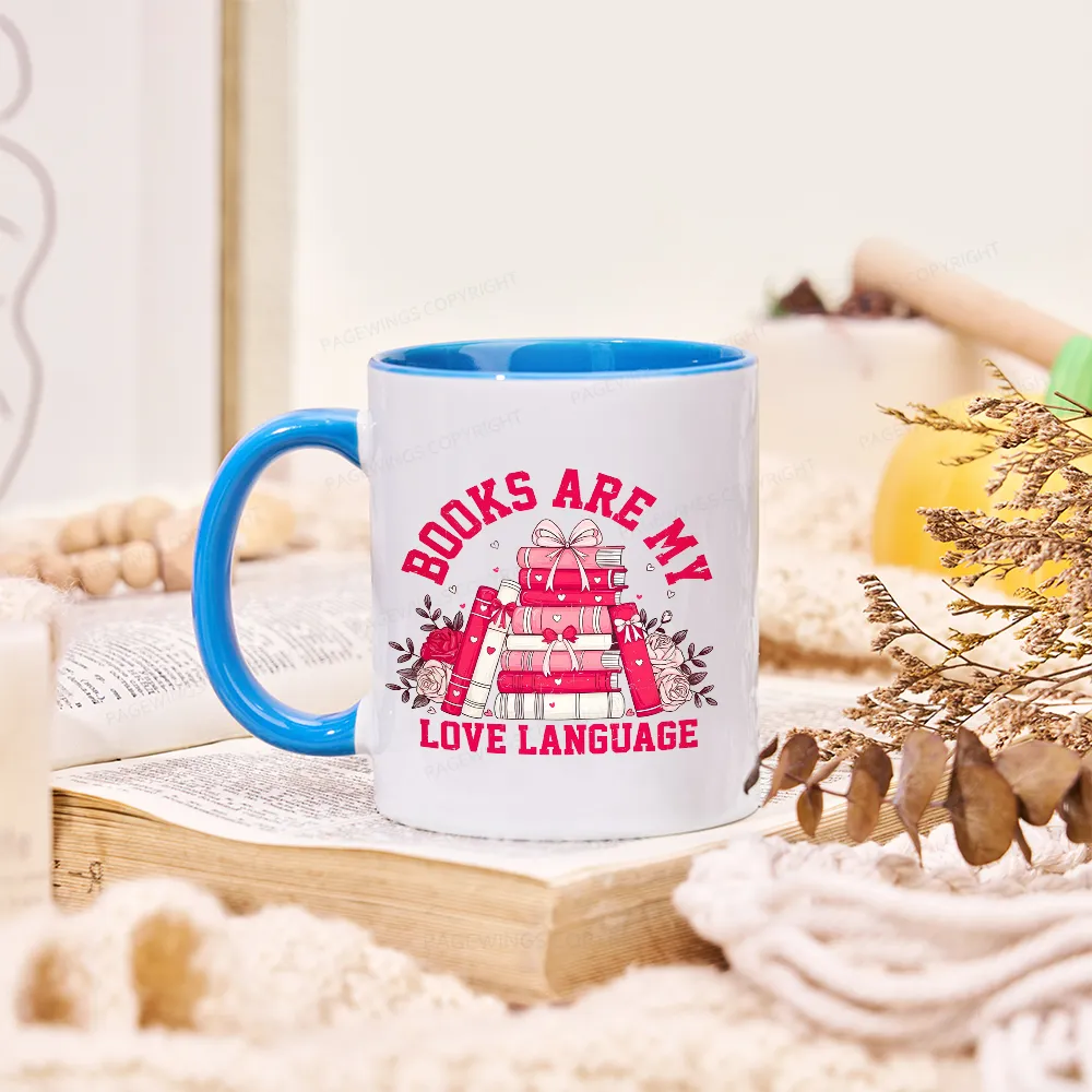 Pagewings Books Are My Love Language Mug