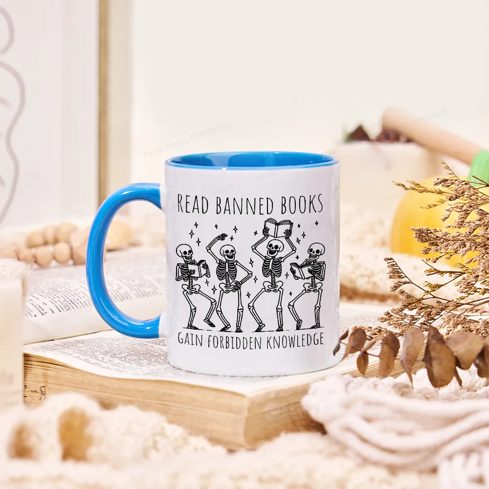 Pagewings Reading Books Tee Book Lover Gift Mug
