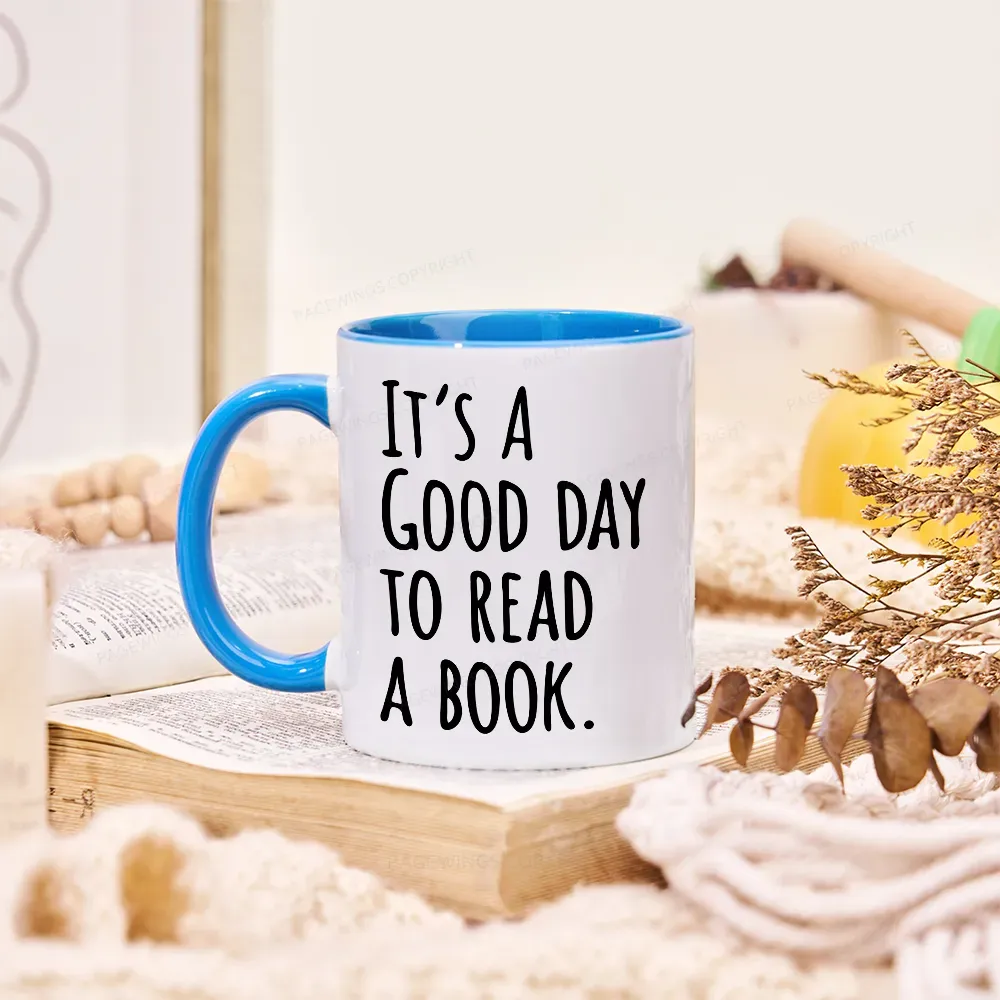 Pagewings It's A Good Day To Read A Book Mug