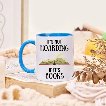 Pagewings It's Not Hoarding If It's Books Mug