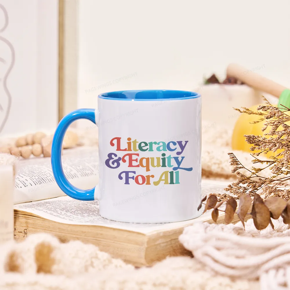 Pagewings Literacy & Equity For All Mug