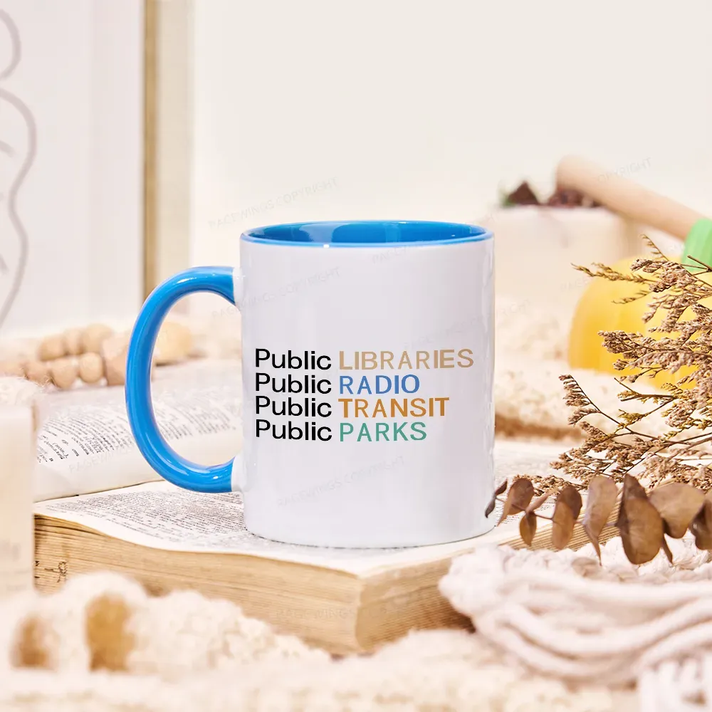 Pagewings Public Libraries Radio Transit Parks Mug