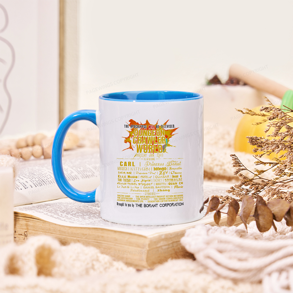 Pagewings Dungeon Crawler World Tour Mug