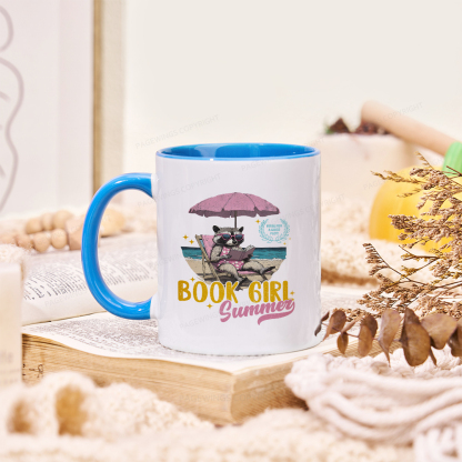 Pagewings Book Girl Summer Mug