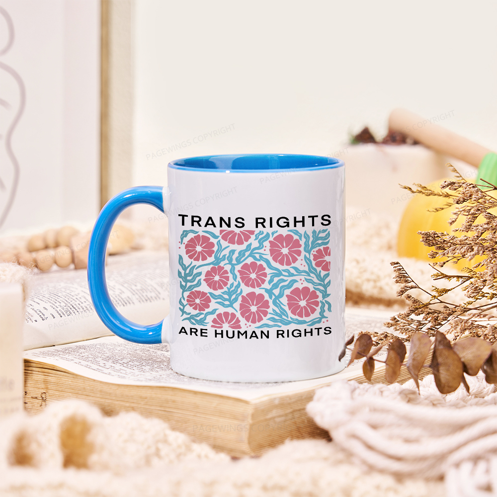 Pagewings Trans Rights Are Human Rights Mug
