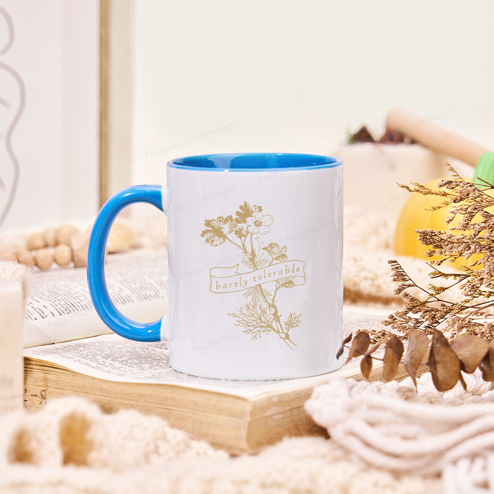 Pagewings Barely Tolerable Mug
